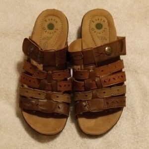 Earth Origins Multi-Tone Leather Sandals